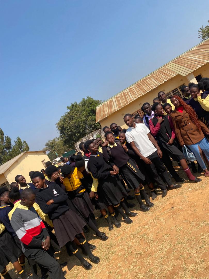 Forge Ambassadors with students at Ituna Secondary School
