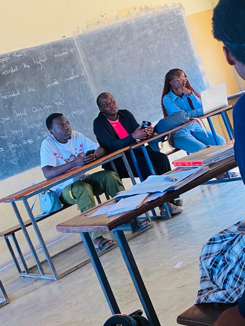 Forge Ambassadors taking part in a classroom session in Kasama