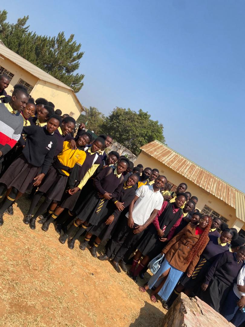 Forge Ambassadors with students at Ituna Secondary School